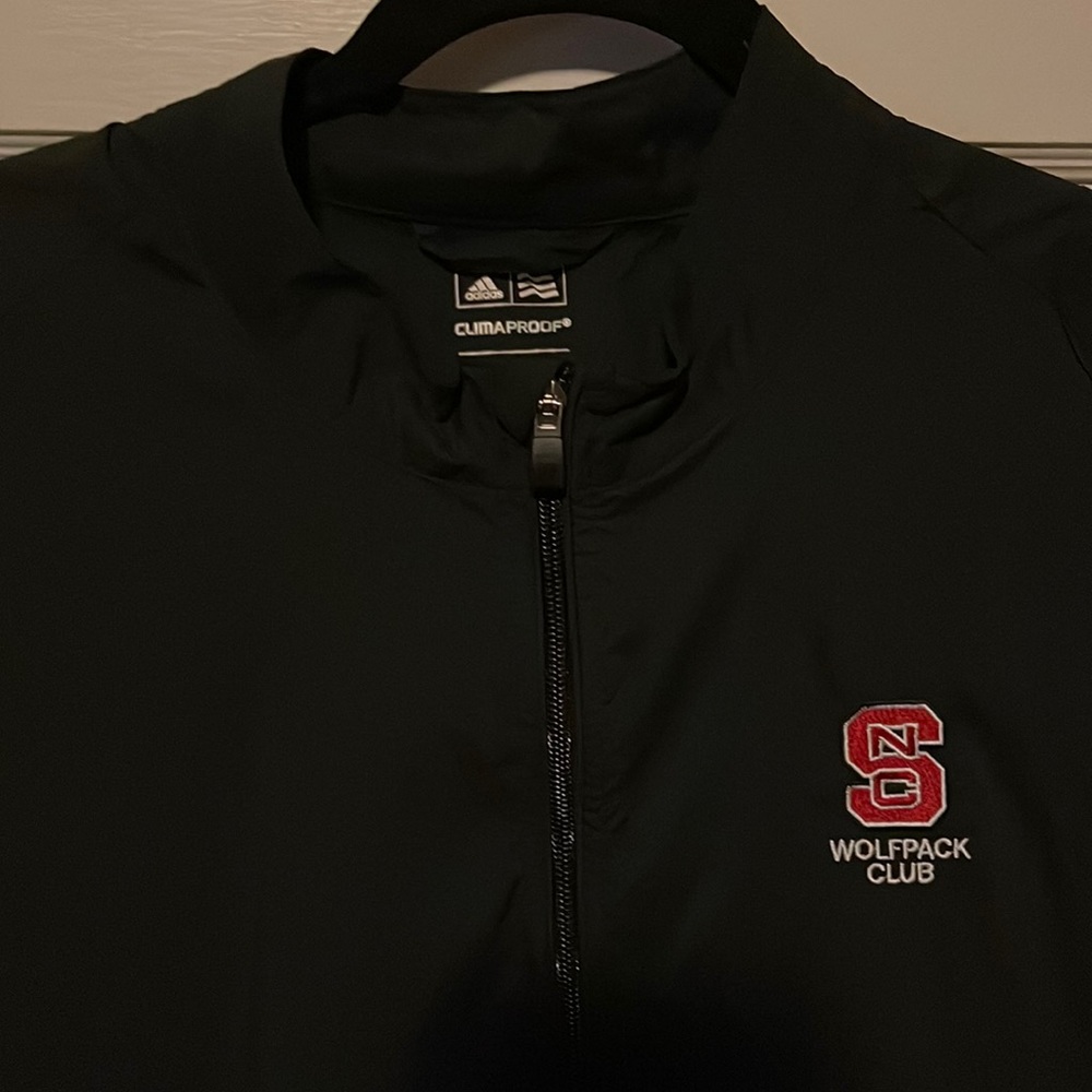North Carolina State University NCSU Adidas Climaproof wind shirt